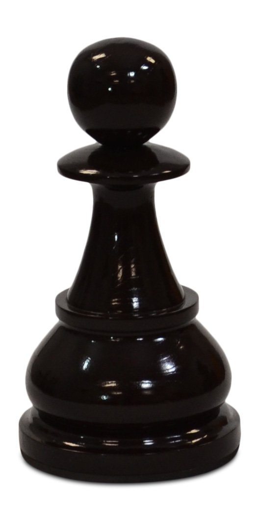 MegaChess Individual Plastic Chess Piece - Pawn - 16 Inches Tall - Black,  White, or Red - Not Intended for Home Decor