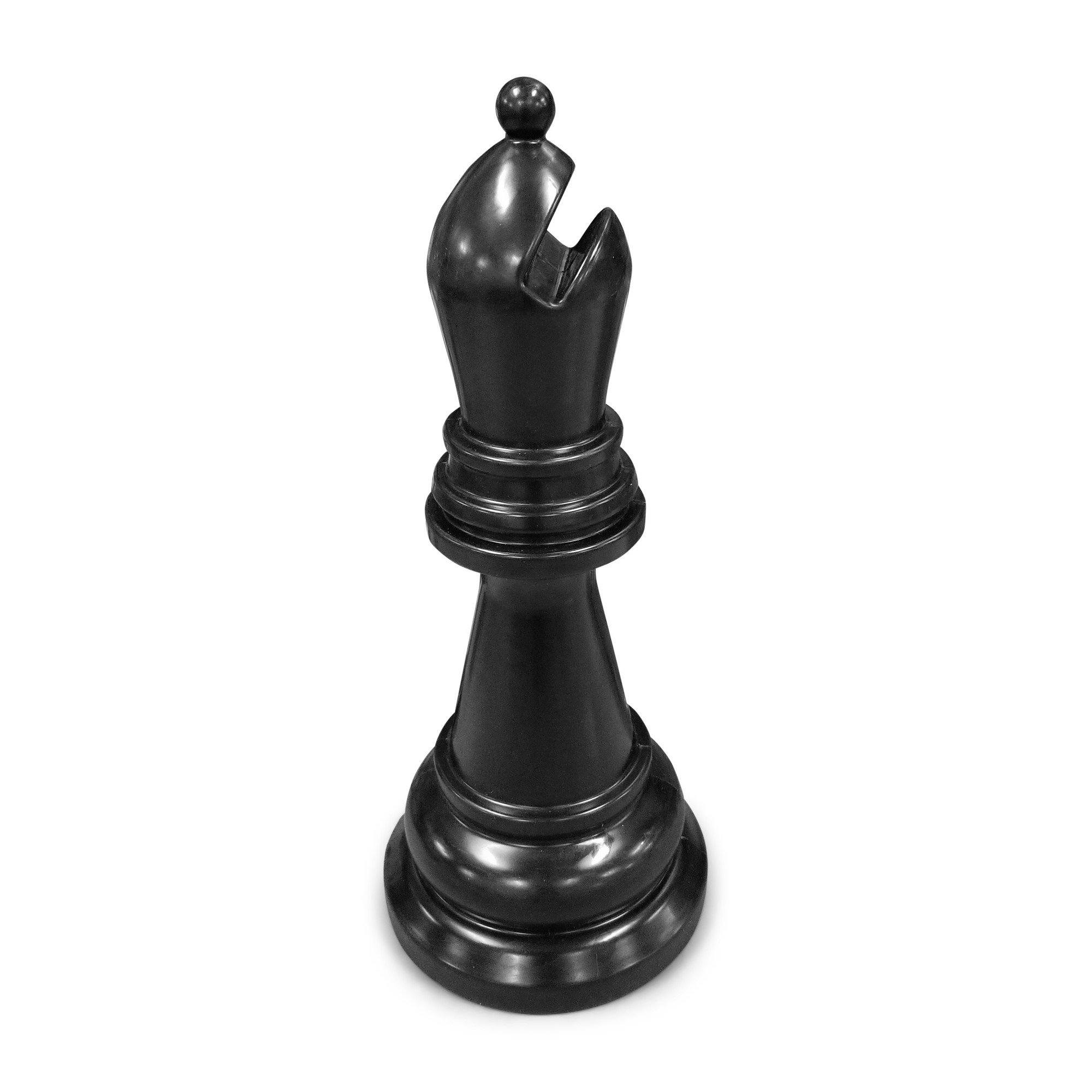 Chess game. Black and white chess pieces, king, queen, bishop