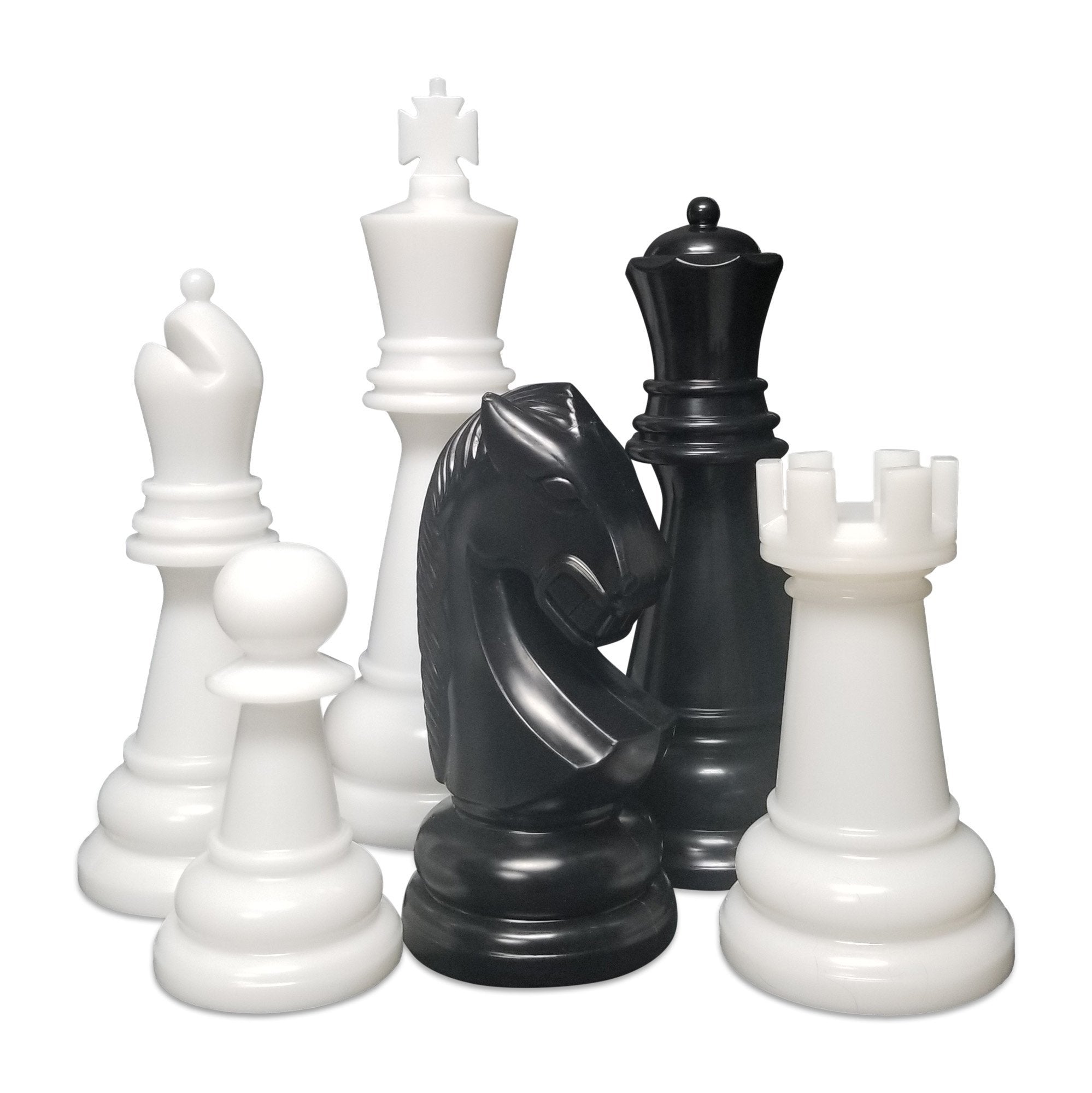 MegaChess Individual Plastic Chess Piece - Pawn - 16 Inches Tall - Black,  White, or Red - Not Intended for Home Decor