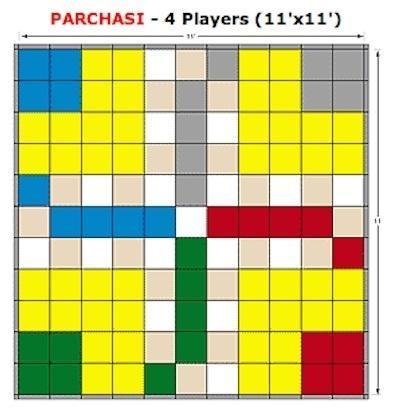 Personalized Wooden Parcheesi Board Game With Pictures - 4 Players