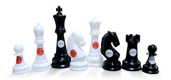 MegaChess Personalized 26-Inch Perfect Chess Set - Stone Gray Edition |  | MegaChess.com