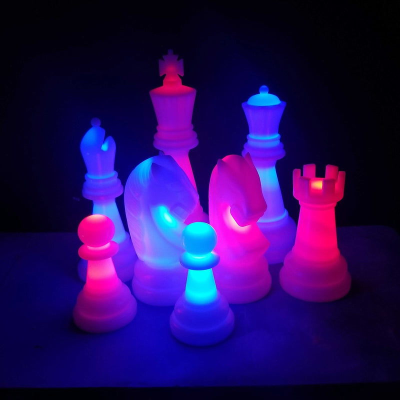 MegaChess 38 Inch Perfect Light-up LED Giant Chess Set | Three Options Available | | MegaChess.com