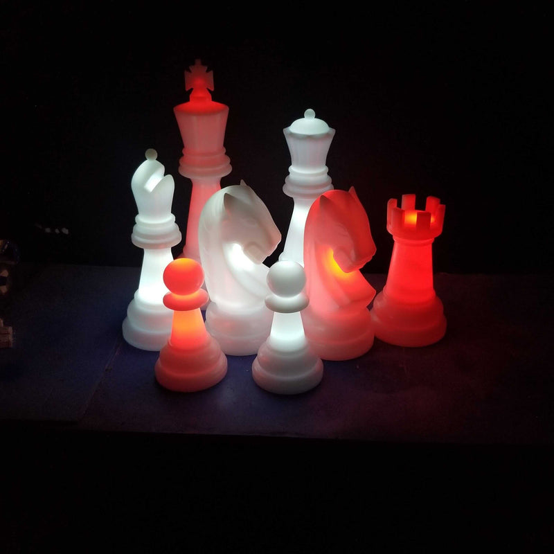 MegaChess 38 Inch Perfect Light-up LED Giant Chess Set | Three Options Available | | MegaChess.com