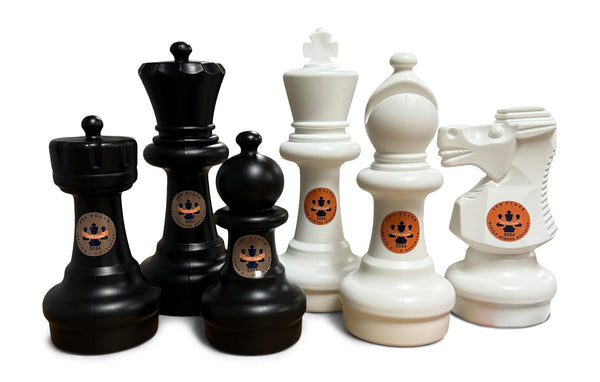 MegaChess Personalized 12 Inch Plastic Giant Chess Set Pieces |  | MegaChess.com