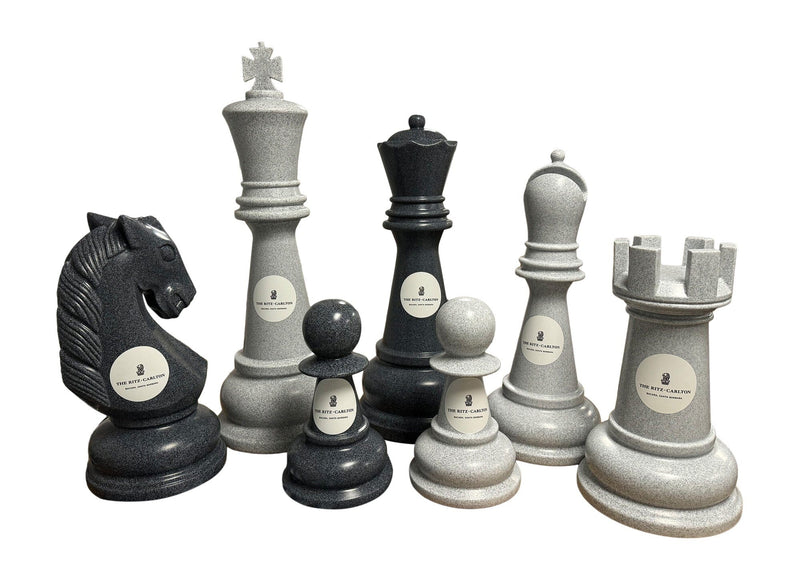 MegaChess Personalized 26 Inch Perfect Chess Set - Light And Dark Gray | | MegaChess.com