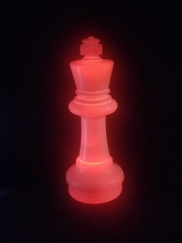 MegaChess 25 Inch LED King Individual Plastic Chess Piece - Multi-Color LED Lights 8 Colors | | MegaChess.com