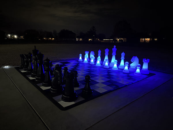 MegaChess 48 Inch Perfect Light-up LED Giant Chess Set | Three Options Available