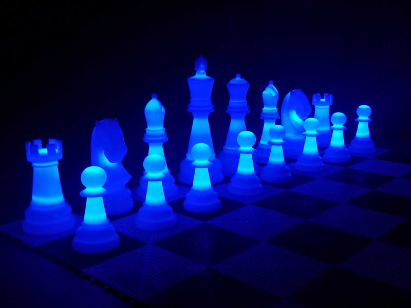 MegaChess 38 Inch Perfect Light-up LED Giant Chess Set | Three Options Available | | MegaChess.com