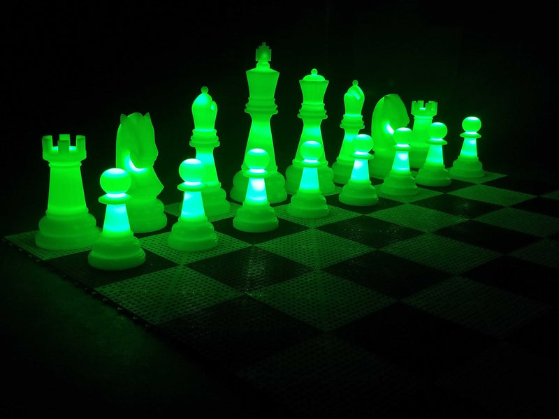 MegaChess 38 Inch Perfect Light-up LED Giant Chess Set | Three Options Available | | MegaChess.com