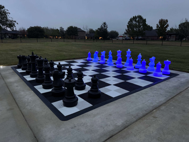 MegaChess 25 Inch Plastic Light-up LED Giant Chess Set | Three Options Available | | MegaChess.com