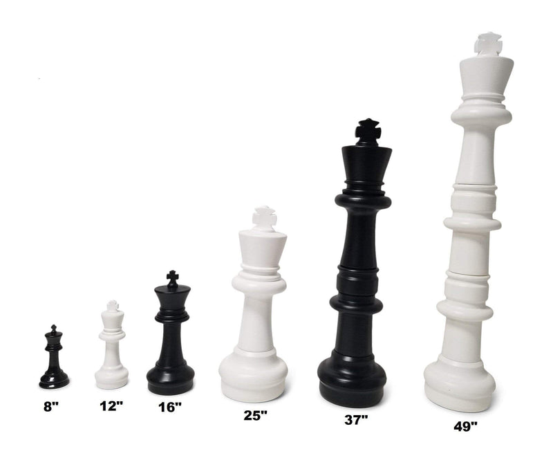 MegaChess Personalized 16 Inch Plastic Chess Set |  | MegaChess.com