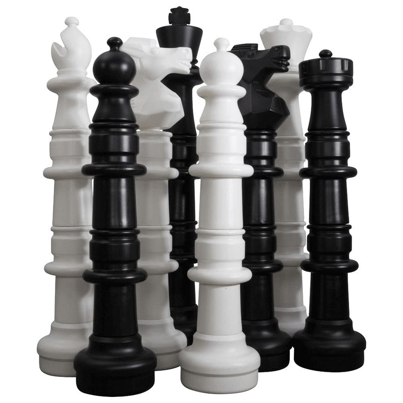 Mega Chess Floor Games Giant Plastic Chess Set | 49 Inch Tall