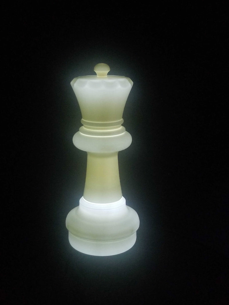 Mega Chess Floor Games MegaChess 23 Inch LED Queen Individual Plastic Chess Piece - Multi-Color LED Lights 8 Colors