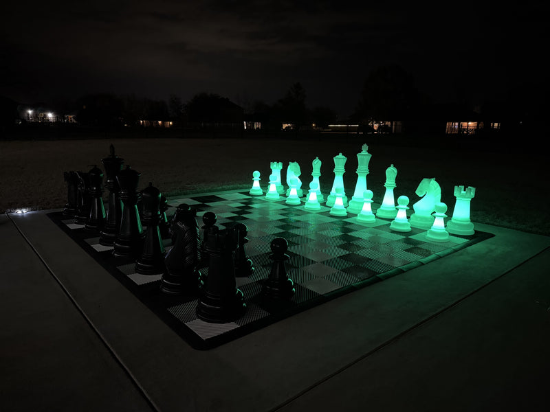 MegaChess 26" Perfect Day/Night Value Set MegaChess 26 Inch Perfect Light-up LED Giant Chess Set | Three Options Available