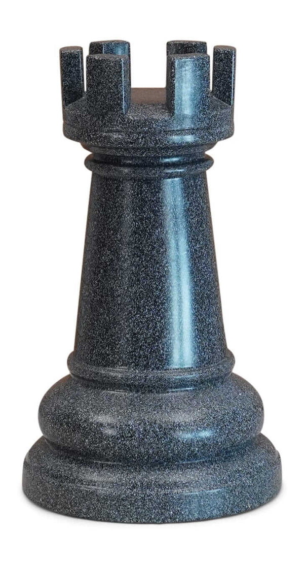 MegaChess Floor Games MegaChess 14 Inch Dark Gray Perfect Rook Giant Chess Piece