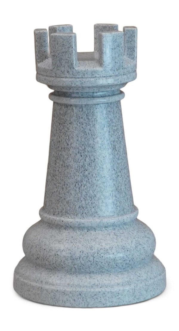 MegaChess Floor Games MegaChess 14 Inch Light Gray Perfect Rook Giant Chess Piece