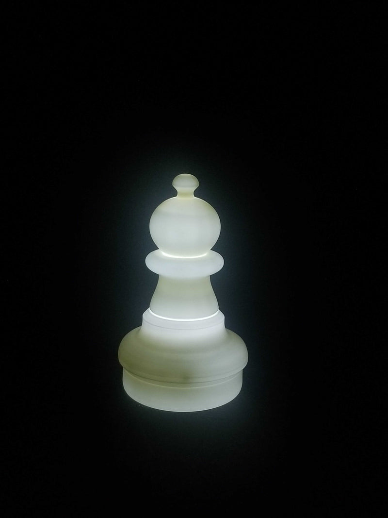 MegaChess Floor Games MegaChess 16 Inch LED Pawn Individual Plastic Chess Piece - Multi-Color LED Lights 8 Colors