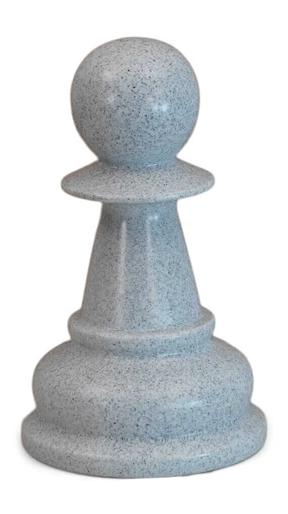 MegaChess Floor Games MegaChess 16 Inch Light Gray Perfect Pawn Giant Chess Piece