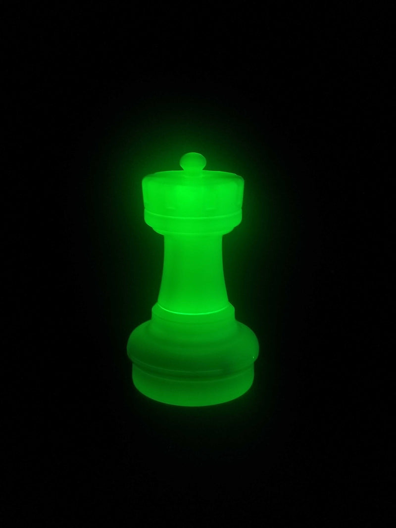 MegaChess Floor Games MegaChess 17 Inch LED Rook Individual Plastic Chess Piece - Multi-Color LED Lights 8 Colors