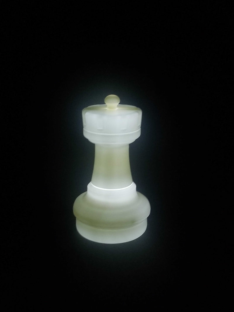 MegaChess Floor Games MegaChess 17 Inch LED Rook Individual Plastic Chess Piece - Multi-Color LED Lights 8 Colors