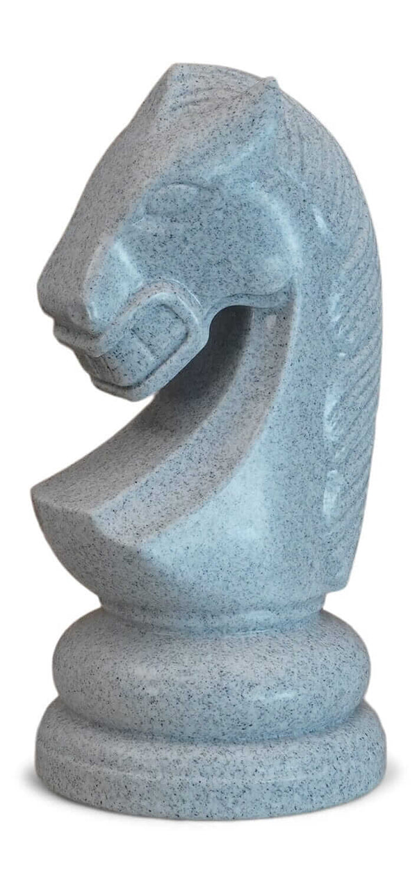 MegaChess Floor Games MegaChess 17 Inch Light Gray Perfect Knight Giant Chess Piece