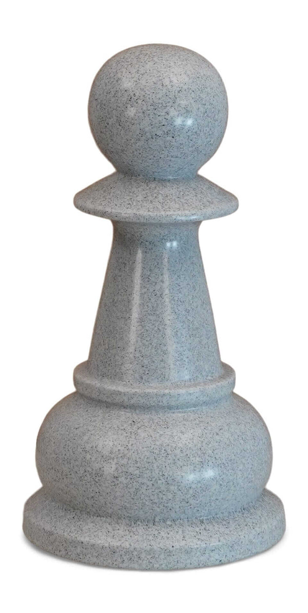 MegaChess Floor Games MegaChess 20 Inch Light Gray Perfect Pawn Giant Chess Piece