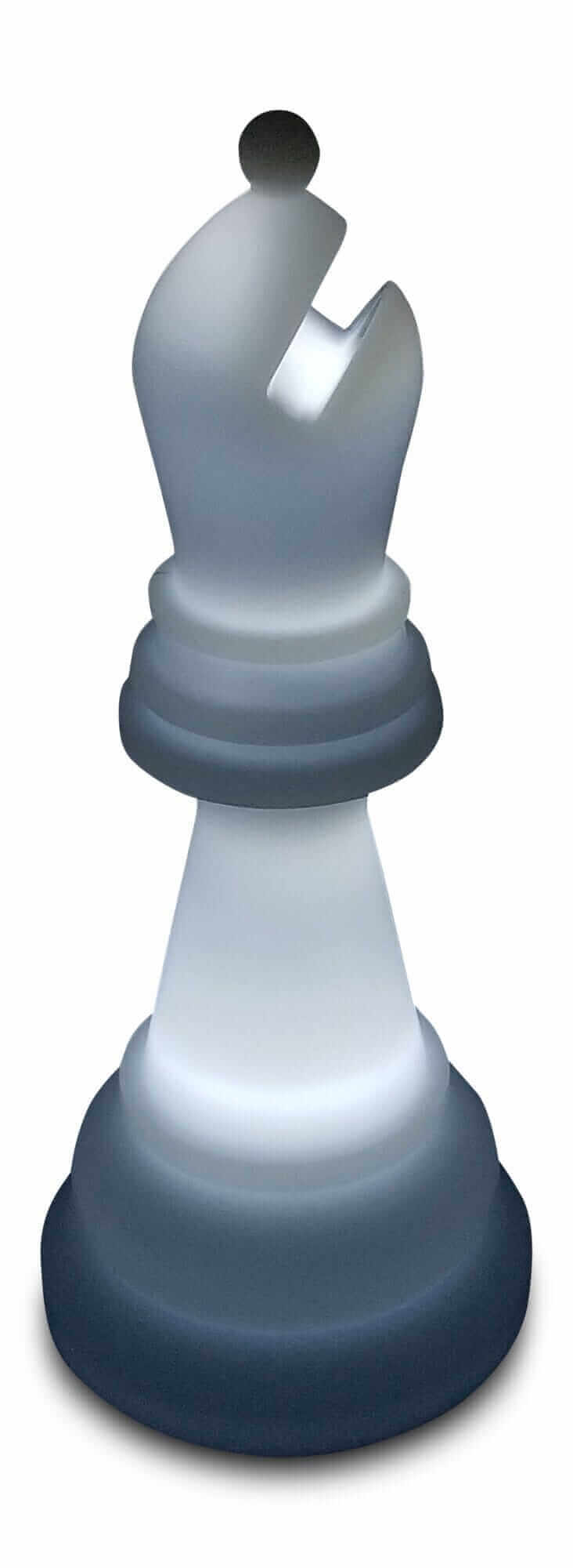 MegaChess Floor Games MegaChess 20 Inch Perfect Bishop Light-Up Giant Chess Piece - Multi-Color LED Lights 8 Colors