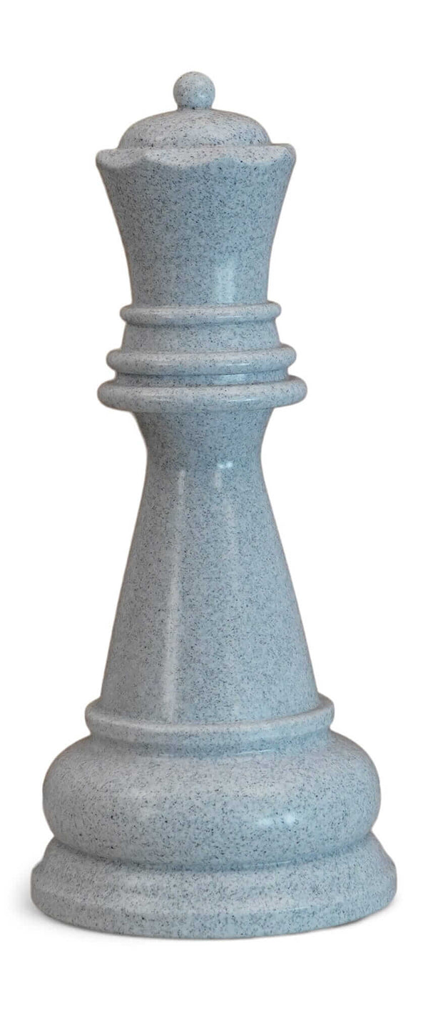 MegaChess Floor Games MegaChess 22 Inch Light Gray Perfect Queen Giant Chess Piece