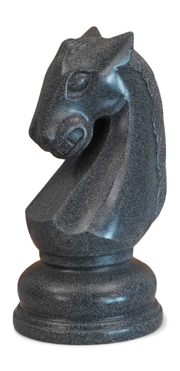 MegaChess Floor Games MegaChess 23 Inch Dark Gray Perfect Knight Giant Chess Piece