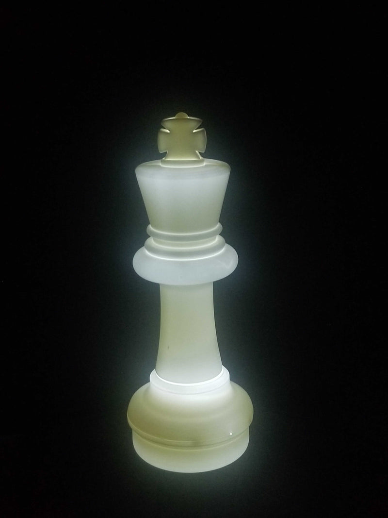 MegaChess Floor Games MegaChess 25 Inch LED King Individual Plastic Chess Piece - Multi-Color LED Lights 8 Colors