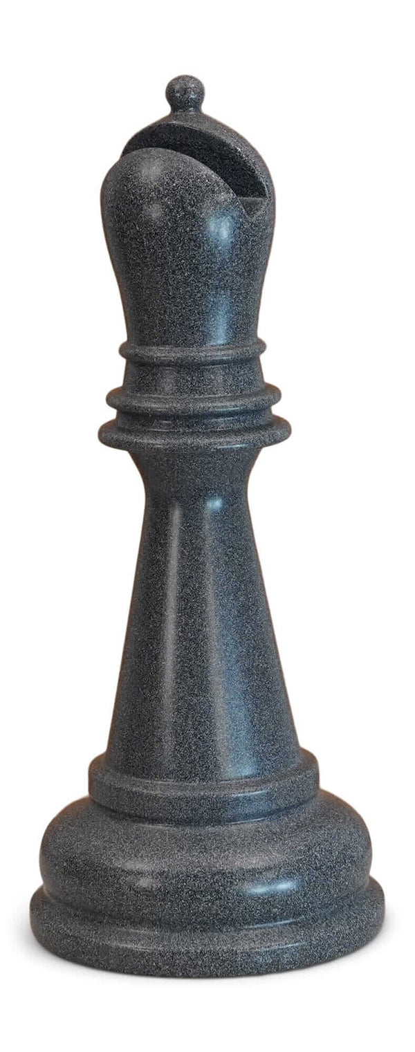 MegaChess Floor Games MegaChess 27 Inch Dark Gray Perfect Bishop Giant Chess Piece