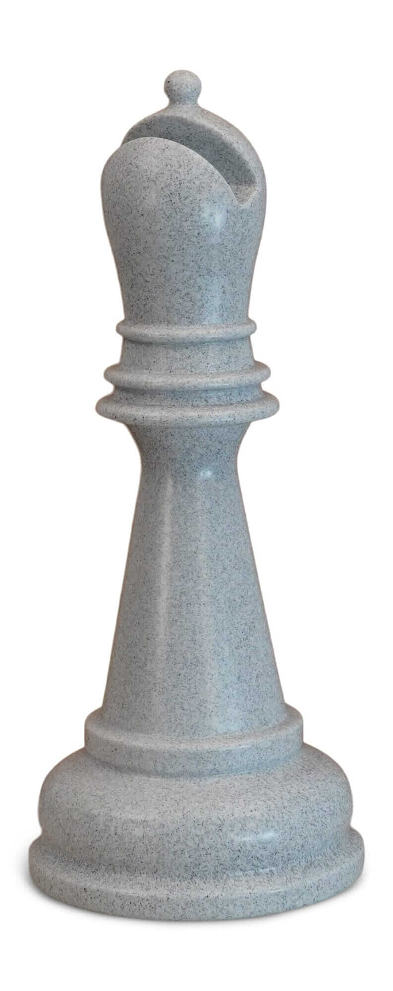 MegaChess Floor Games MegaChess 27 Inch Light Gray Perfect Bishop Giant Chess Piece