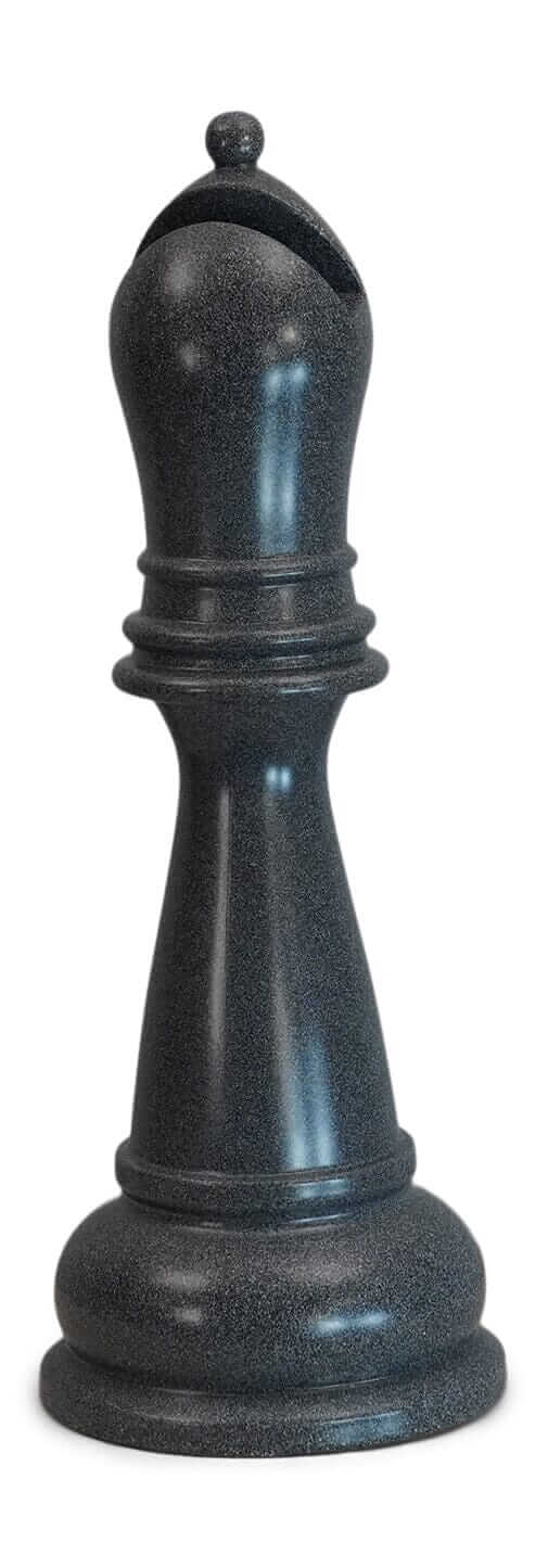 MegaChess Floor Games MegaChess 34 Inch Dark Gray Perfect Bishop Giant Chess Piece