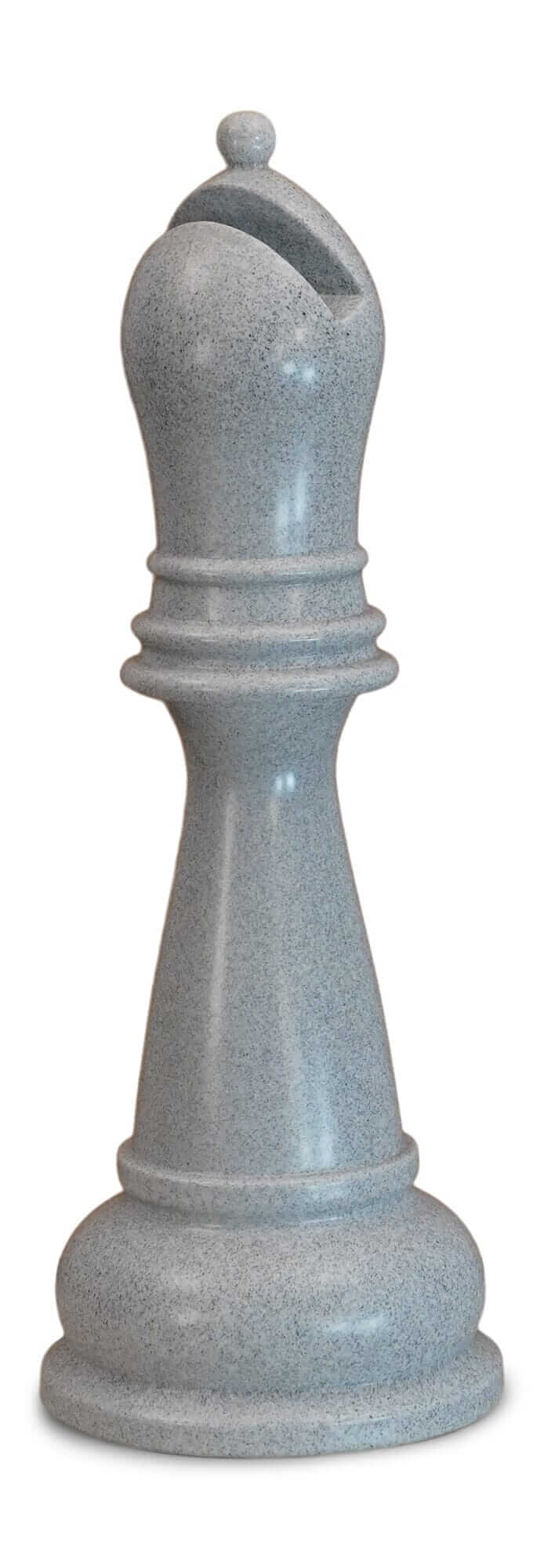 MegaChess Floor Games MegaChess 34 Inch Light Gray Perfect Bishop Giant Chess Piece