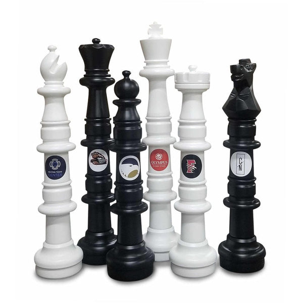 MegaChess Floor Games MegaChess Custom 49 Inch Plastic Giant Chess Set