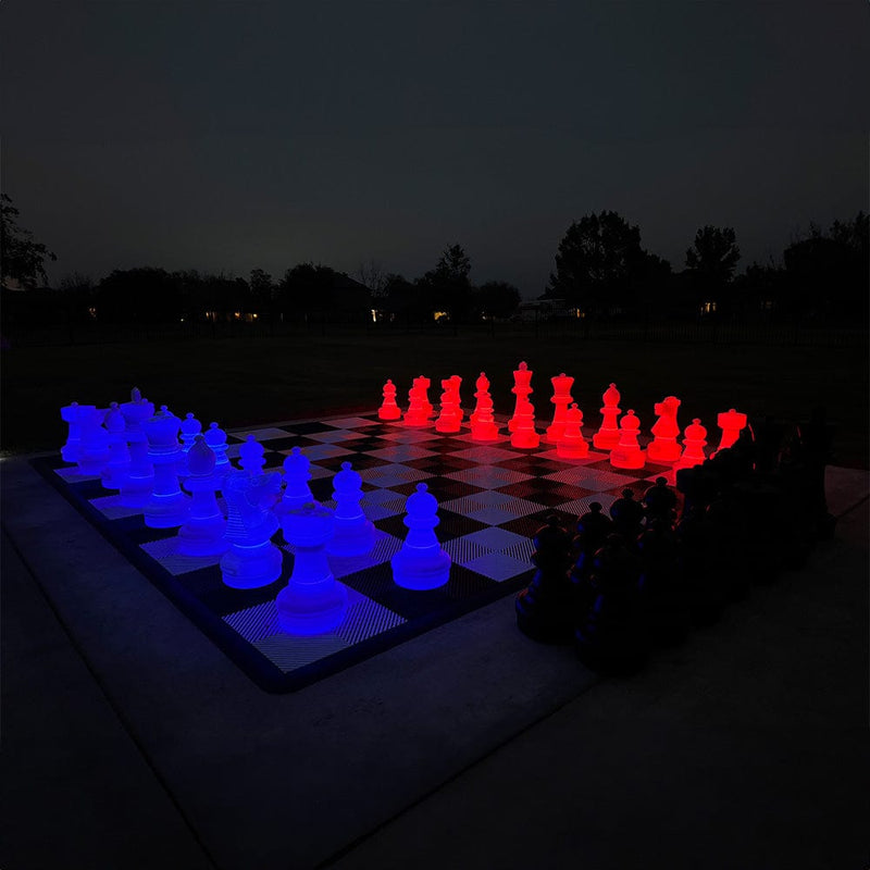 MegaChess MegaChess 25 Inch Plastic Light-up LED Giant Chess Set | Three Options Available