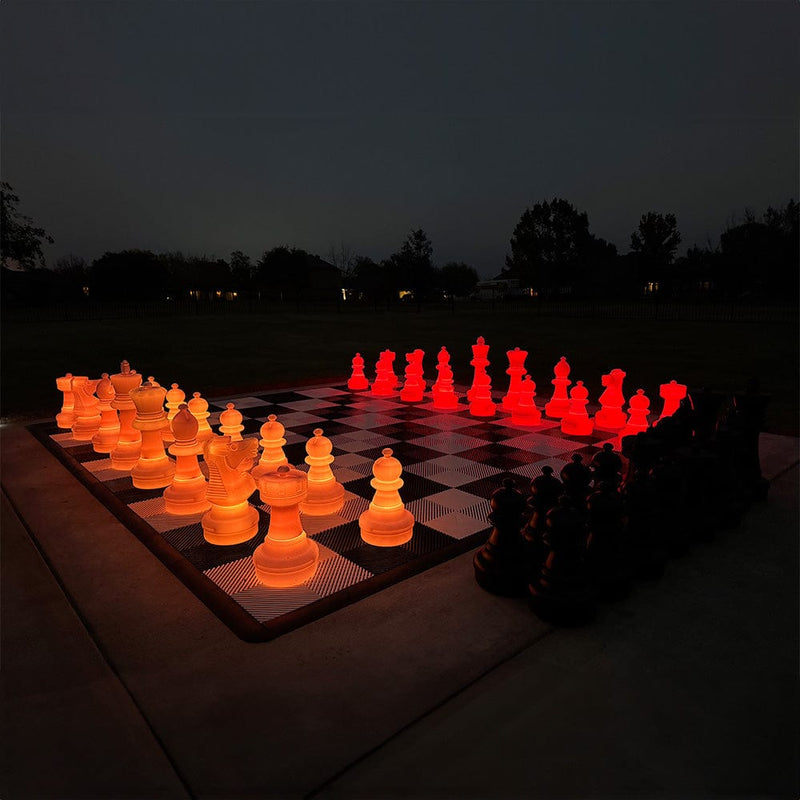 MegaChess MegaChess 25 Inch Plastic Light-up LED Giant Chess Set | Three Options Available