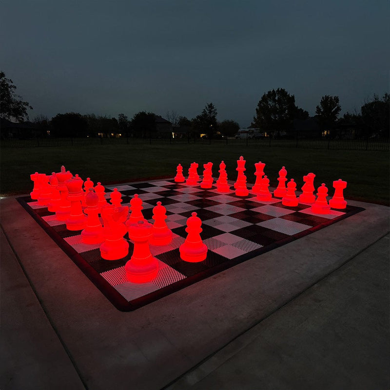 MegaChess MegaChess 25 Inch Plastic Light-up LED Giant Chess Set | Three Options Available