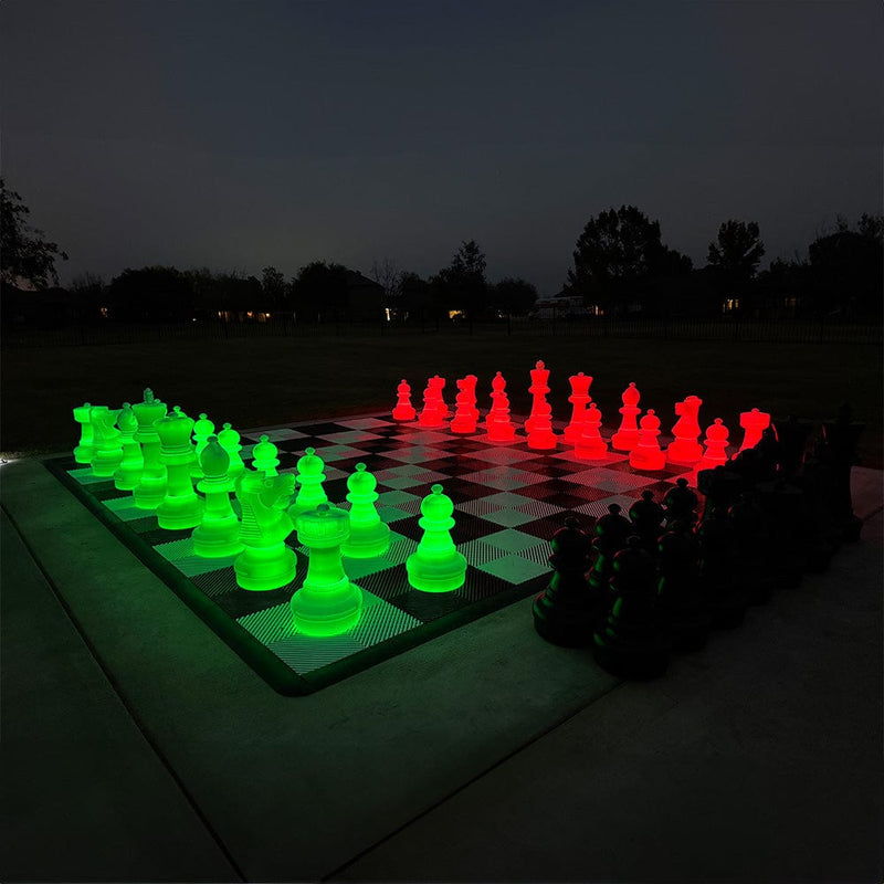 MegaChess MegaChess 25 Inch Plastic Light-up LED Giant Chess Set | Three Options Available