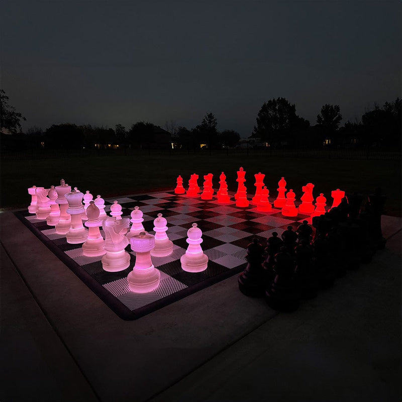 MegaChess MegaChess 25 Inch Plastic Light-up LED Giant Chess Set | Three Options Available