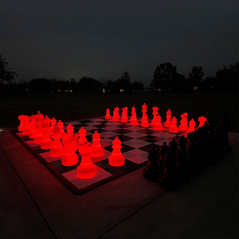 MegaChess MegaChess 25 Inch Plastic Light-up LED Giant Chess Set | Three Options Available