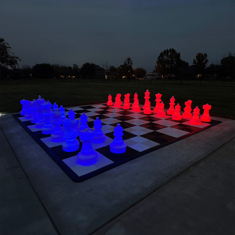 MegaChess MegaChess 25 Inch Plastic Light-up LED Giant Chess Set | Three Options Available