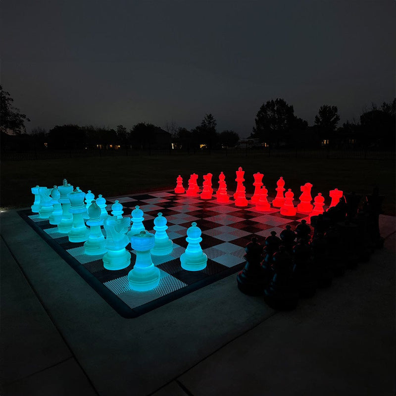 MegaChess MegaChess 25 Inch Plastic Light-up LED Giant Chess Set | Three Options Available