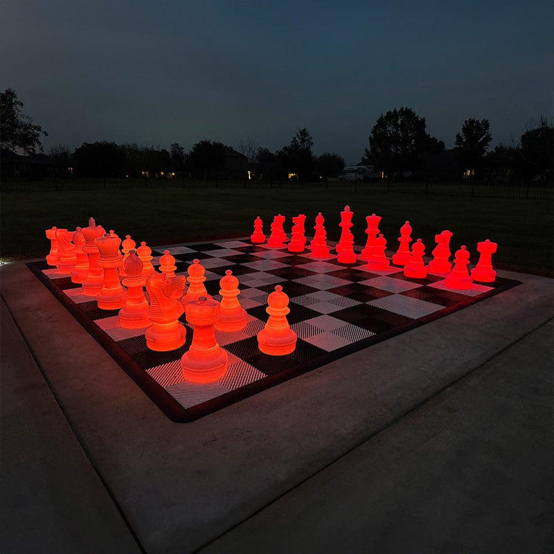 MegaChess MegaChess 25 Inch Plastic Light-up LED Giant Chess Set | Three Options Available