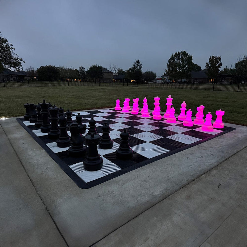 MegaChess MegaChess 25 Inch Plastic Light-up LED Giant Chess Set | Three Options Available