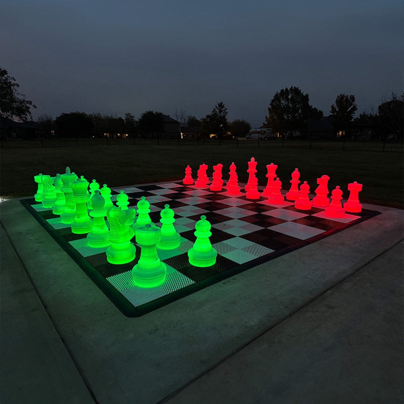 MegaChess MegaChess 25 Inch Plastic Light-up LED Giant Chess Set | Three Options Available