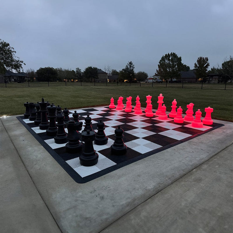 MegaChess MegaChess 25 Inch Plastic Light-up LED Giant Chess Set | Three Options Available