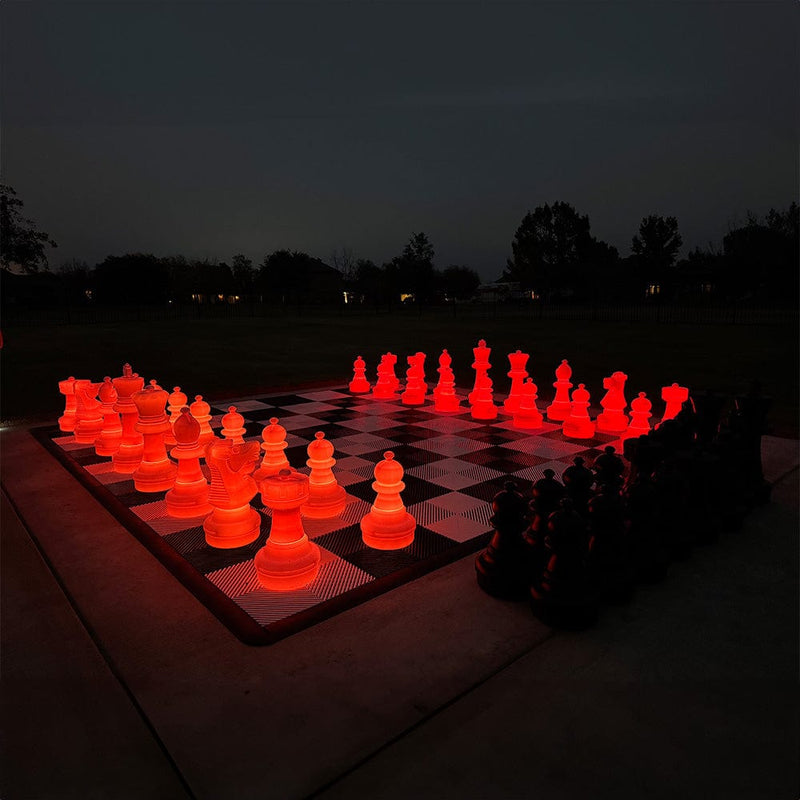 MegaChess MegaChess 25 Inch Plastic Light-up LED Giant Chess Set | Three Options Available