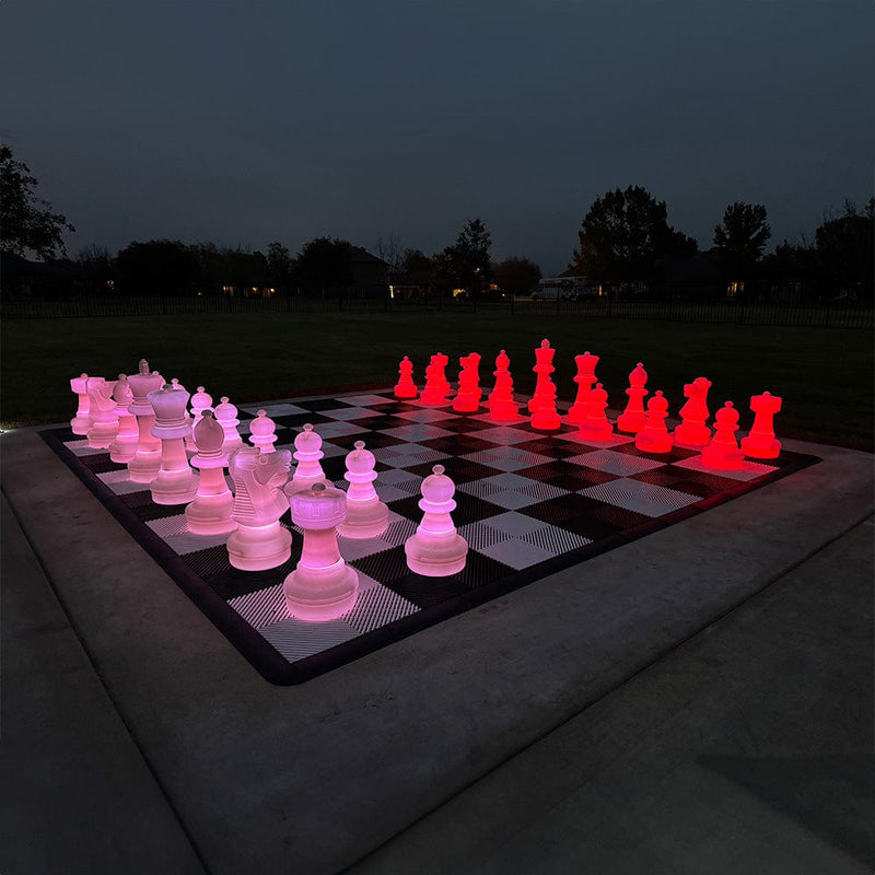 MegaChess MegaChess 25 Inch Plastic Light-up LED Giant Chess Set | Three Options Available