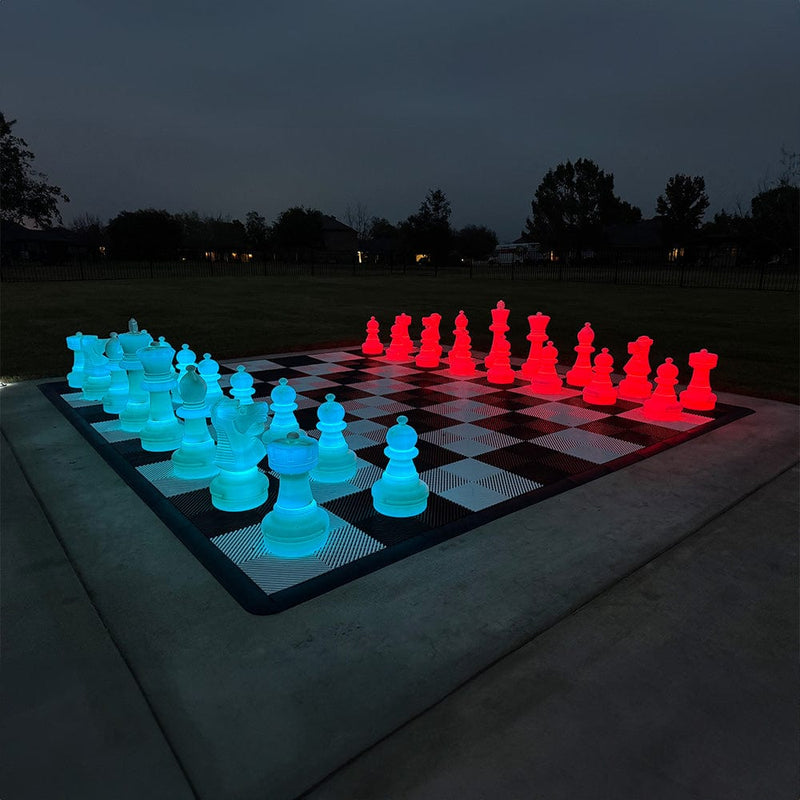 MegaChess MegaChess 25 Inch Plastic Light-up LED Giant Chess Set | Three Options Available